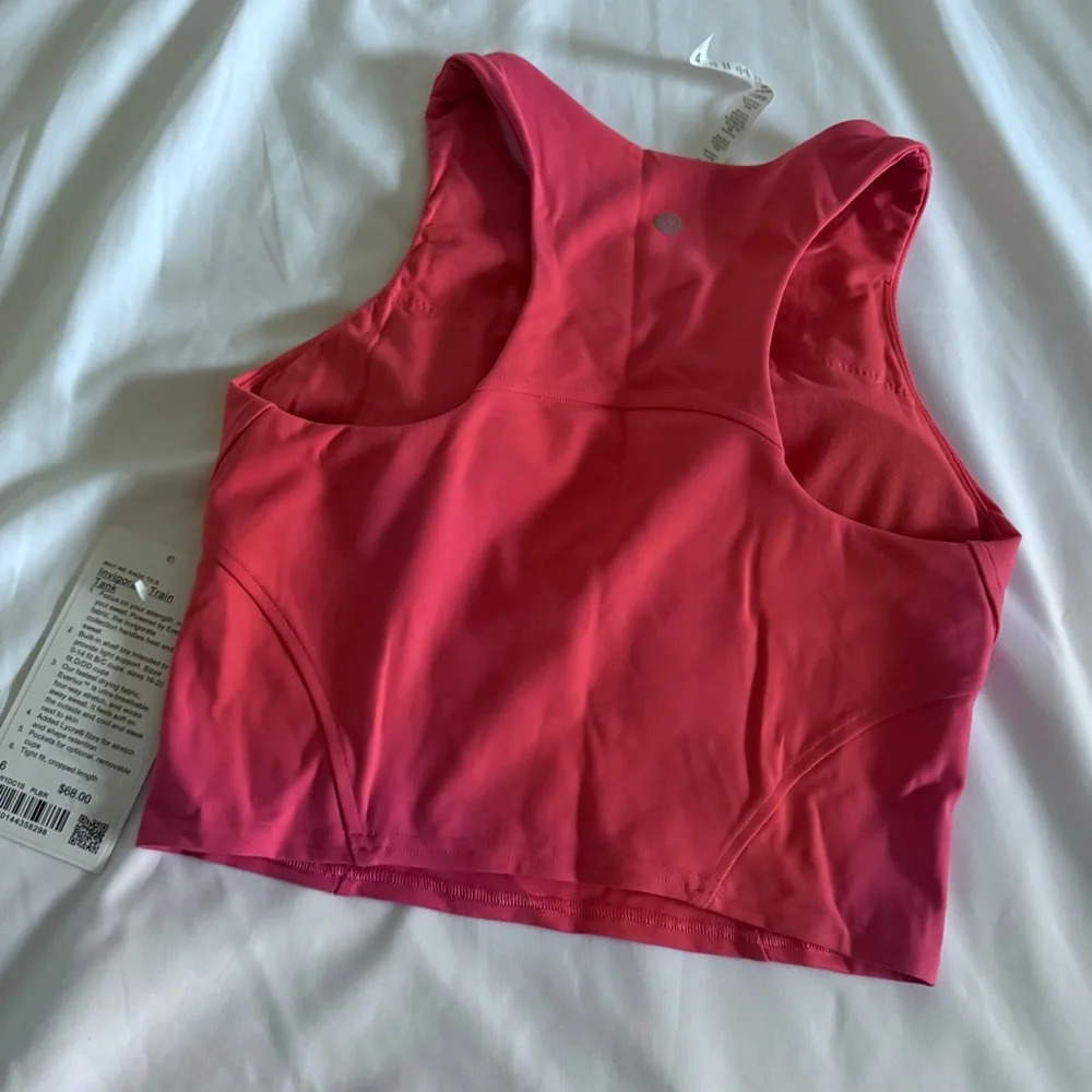 98 🆕💕 Lululemon Invigorate Train Tank - Pale Raspberry - Picture 7 of 11